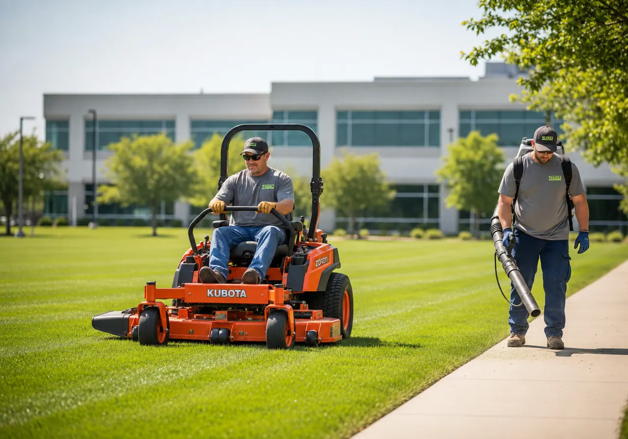 Operator on a commercial maintenance schedule