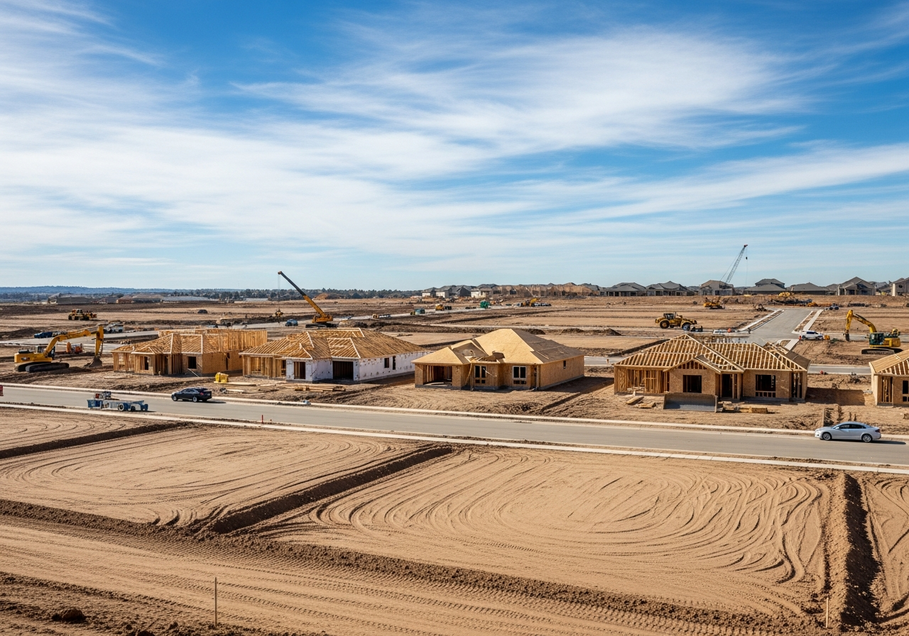 Grading for new construction